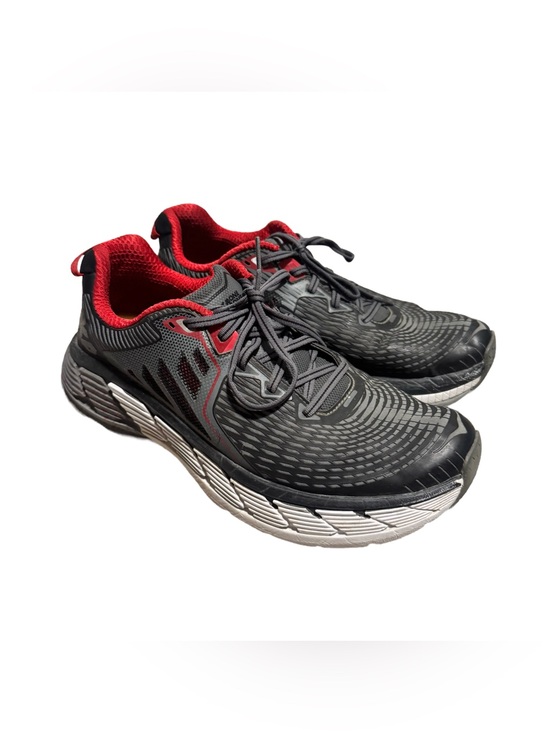 Hoka One One Other - Hoka One One Gaviota Men's 11 Running Shoe Athletic Red Grey Cushioned Comfort